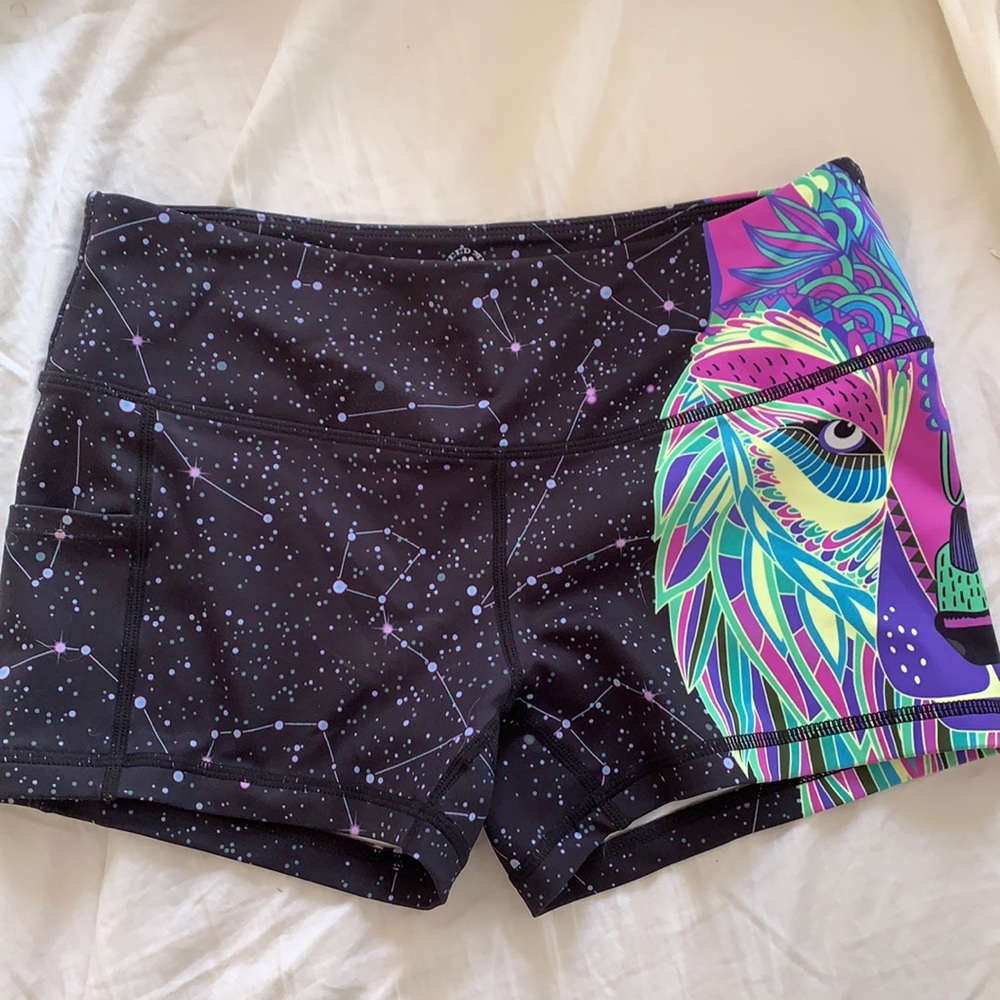 Feed me fight me Gina half wolf shorts